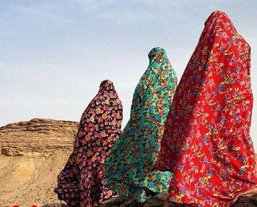 عکس چادر گلدار