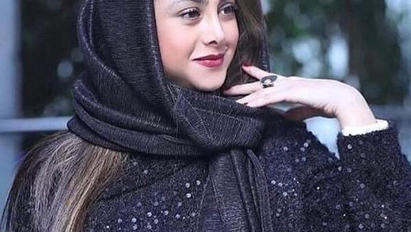 عکس روسری نخی مشکی
