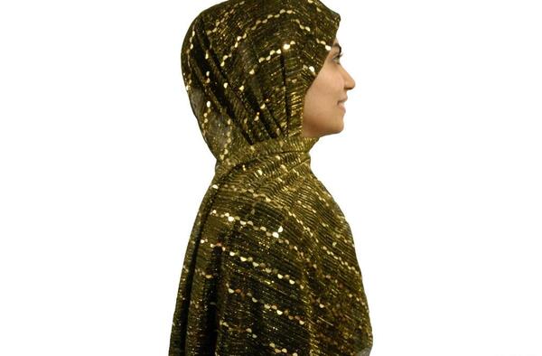 عکس شال طلایی