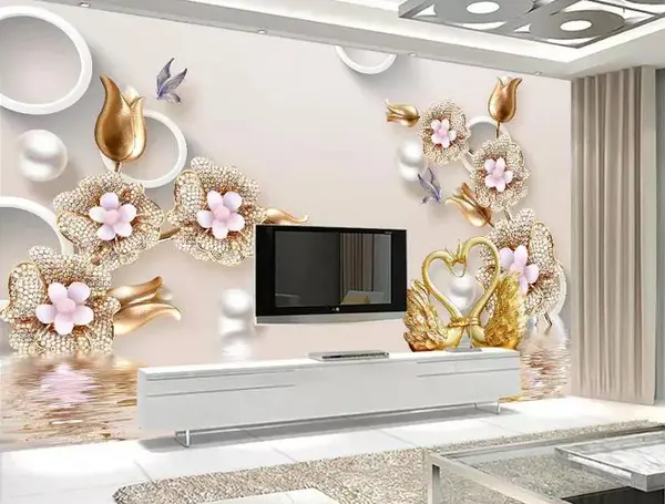 عکس کاغذ دیواری سه بعدی