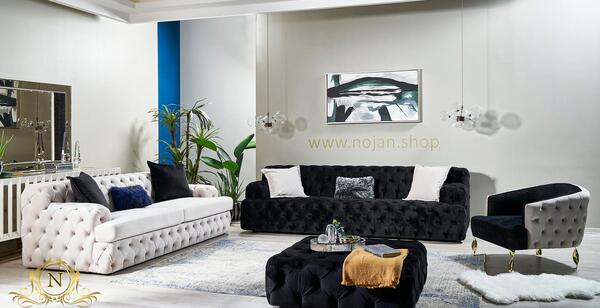 عکس مبل پایه طلایی