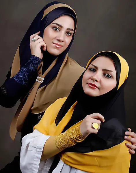 عکس از مقنعه کراواتی