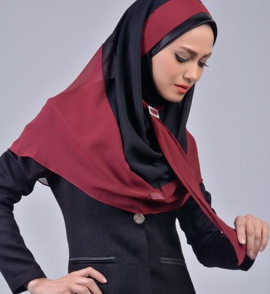 عکس از مقنعه کراواتی