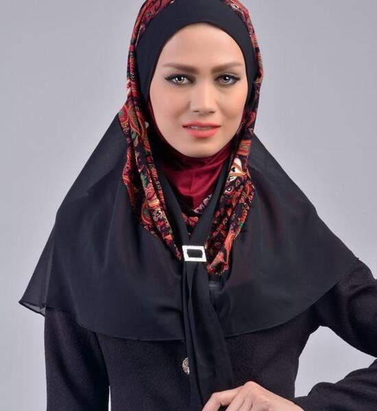 عکس از مقنعه کراواتی