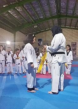عکس کمربند زرد کاراته