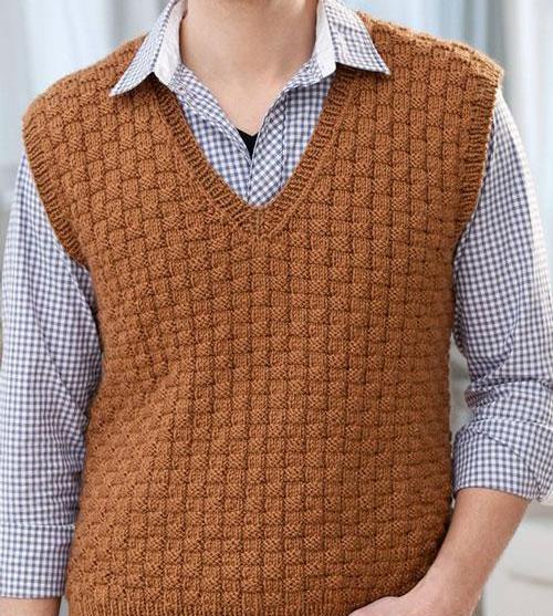 عکس جلیقه بافتنی پسرانه