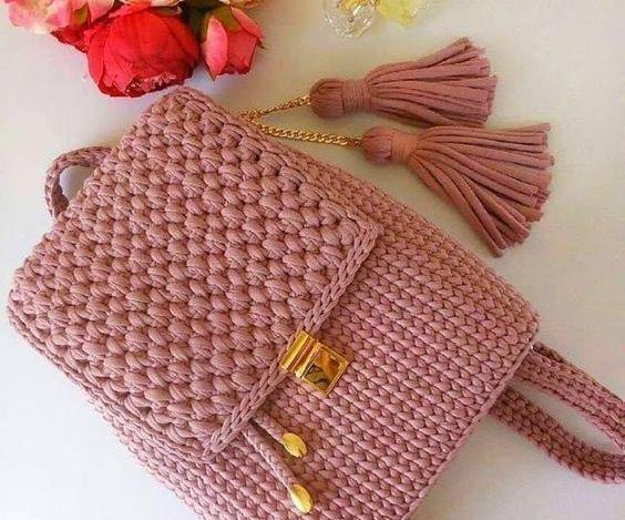 عکس کیف بافتنی دخترانه مجلسی