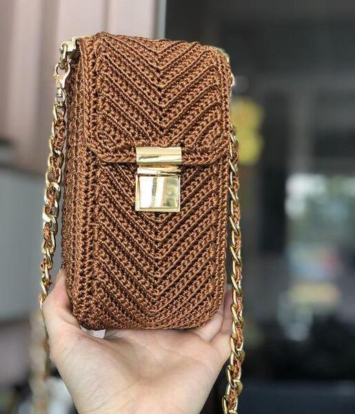 عکس کیف بافتنی دخترانه مجلسی