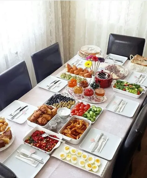عکس باران صبحانه