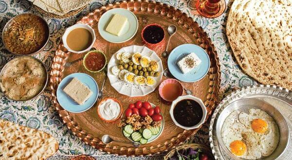 عکس باران صبحانه