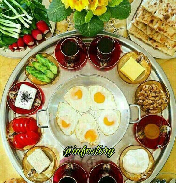 عکس باران صبحانه