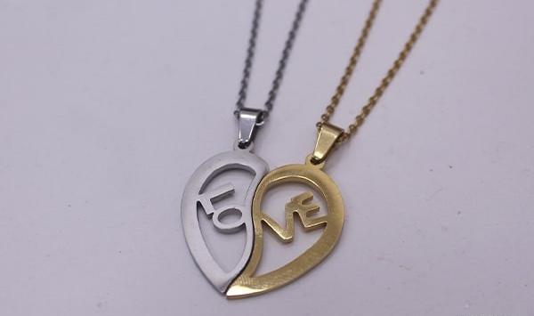 عکس گردنبند ست عاشقانه