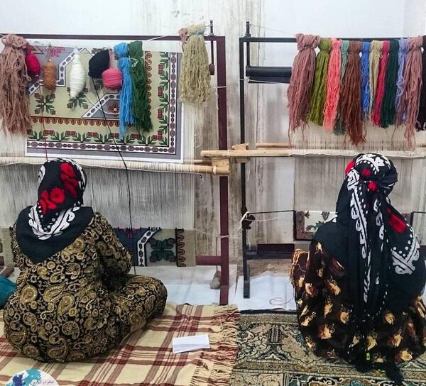 عکس بافت گلیم