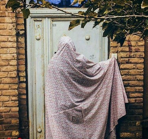 عکس چادر رنگی