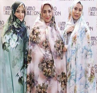 عکس چادر رنگی