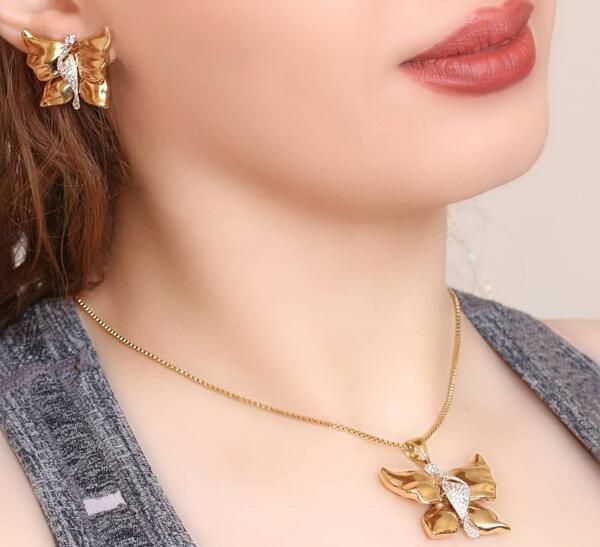 عکس گوشواره پروانه ای