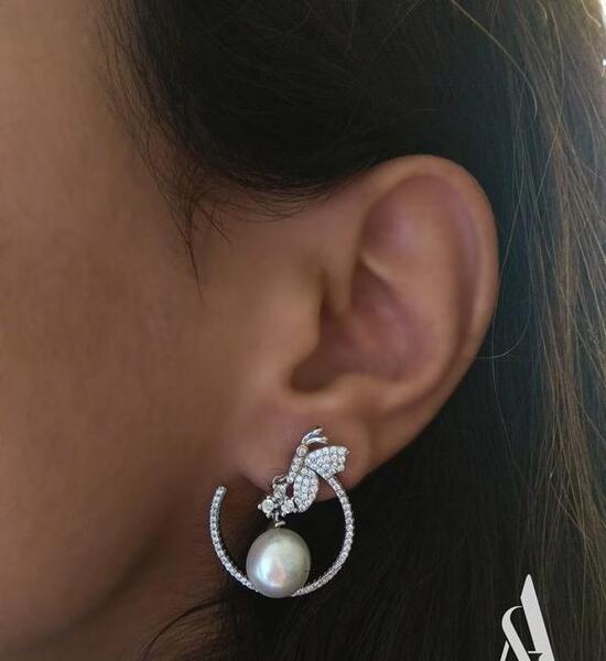 عکس گوشواره پروانه ای