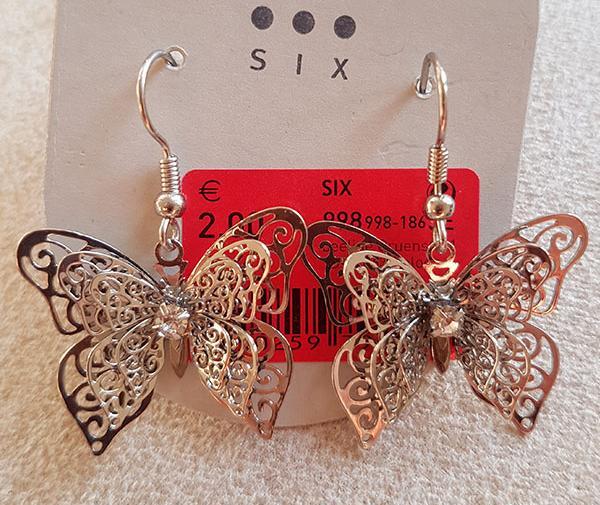 عکس گوشواره پروانه ای