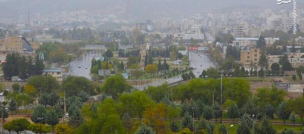 عکس بارانی یاسوج