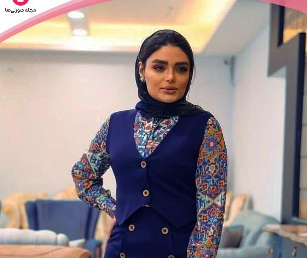 عکس مدل جلیقه روی لباس مجلسی