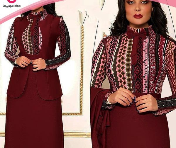 عکس مدل جلیقه روی لباس مجلسی