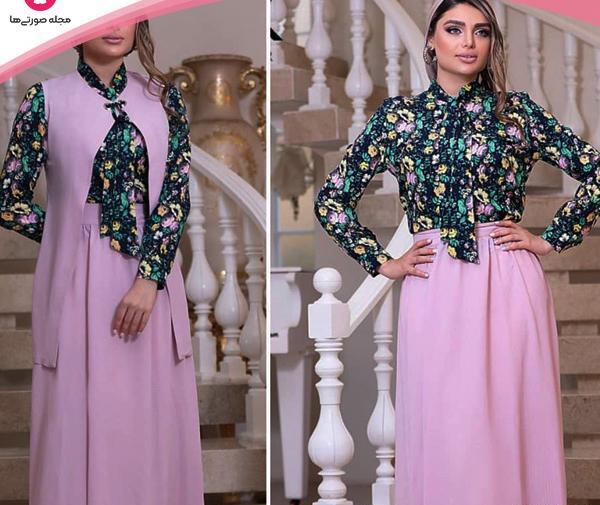 عکس مدل جلیقه روی لباس مجلسی