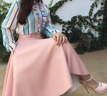 عکس شومیز با دامن