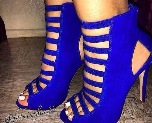 عکس کفش پاشنه بلند ابی