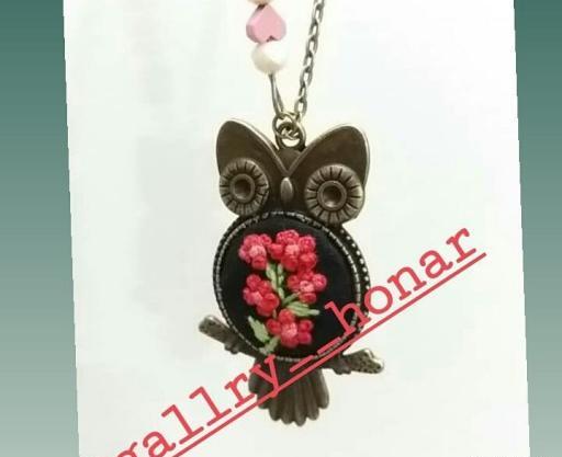 عکس گردنبند گلدوزی شده