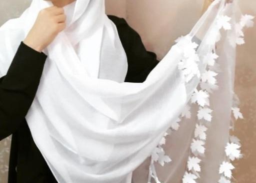 عکس شال دخترانه سفید