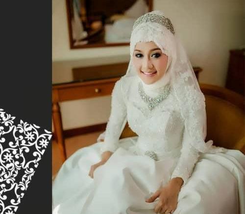 عکس مقنعه عروس