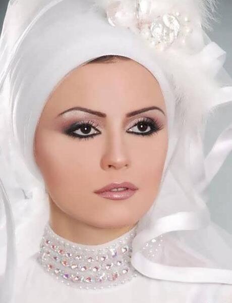 عکس مقنعه عروس