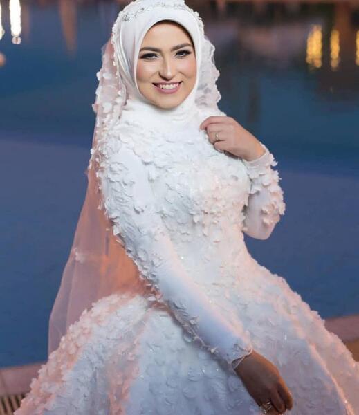 عکس مقنعه عروس