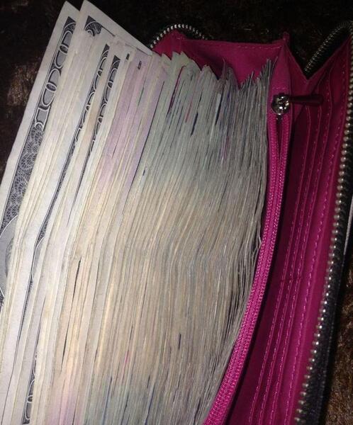 عکس کیف پول دلار