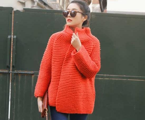 عکس ژاکت بافتنی دخترانه
