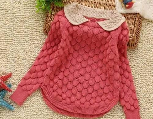 عکس ژاکت بافتنی دخترانه