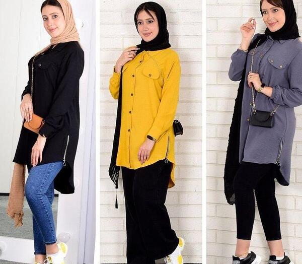 عکس شومیز مانتویی