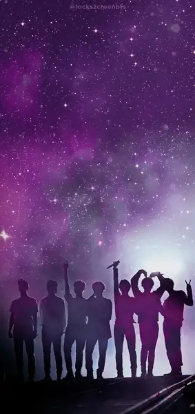 عکس کیوت بنفش بی تی اس