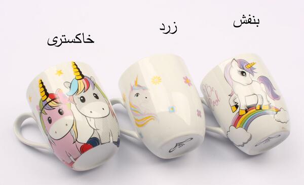 عکس لیوان اسب تک شاخ