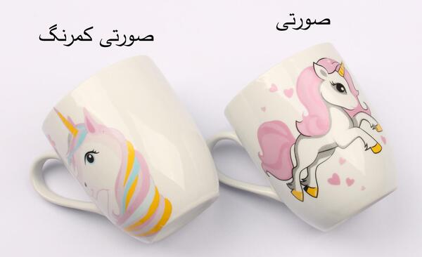 عکس لیوان اسب تک شاخ