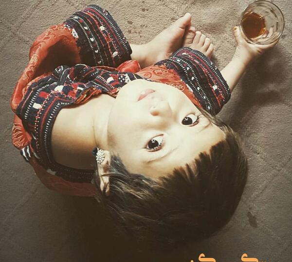 عکس صورت دختر بلوچ