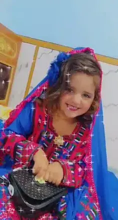 عکس صورت دختر بلوچ