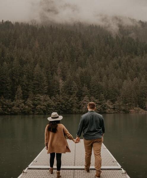 ژست عکس دونفره زن و شوهر