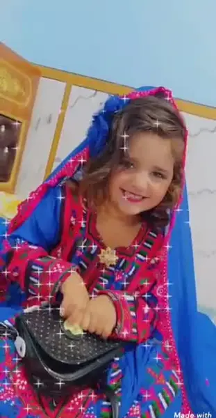 عکس دختر کوچولو بلوچی