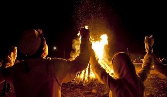 ژست عکس دونفره چهارشنبه سوری