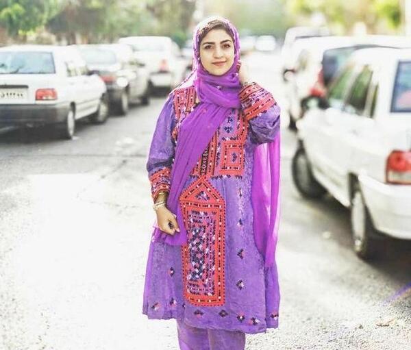 عکس دختر بلوچ اینستاگرام