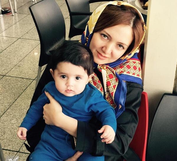 عکس های خاطره عسگری و همسرش