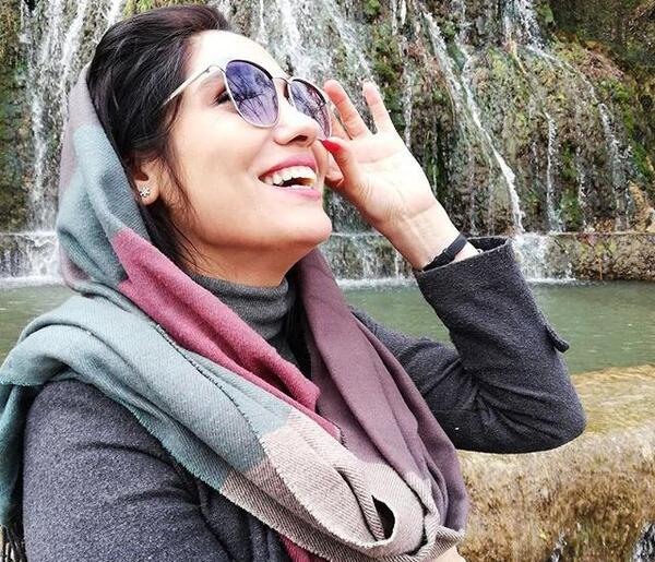 عکس ندا قاسمی با همسرش
