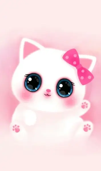 عکس کیوت صورتی فانتزی