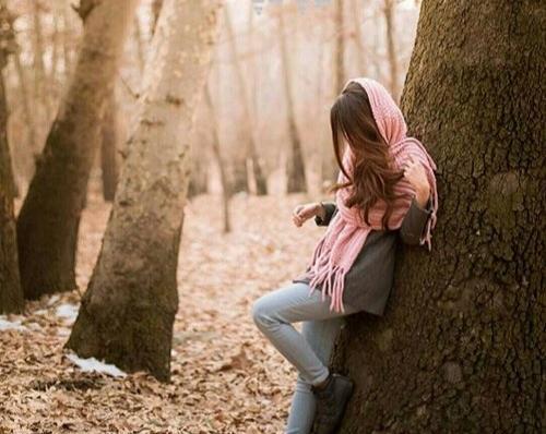 عکس پروفایل زنانه غمگین بدون متن